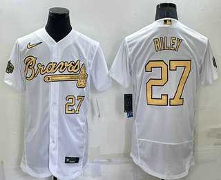 Atlanta Braves #27 Austin Riley Number White 2022 All Star Stitched Flexbase Nike Jersey,We sell and wholesale Atlanta Braves #27 Austin Riley Number White 2022 All Star Stitched Flexbase Nike Jersey on line form chian!